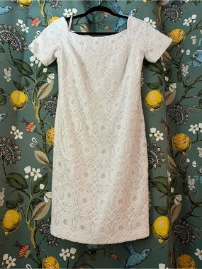 Jones New York Ivory Lace Dress